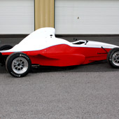 Right side of F1000 race car from Philly Motor Sports - Formula B