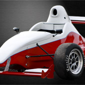 Doctored shot of the F1000 race car from Philly Motor Sports - Formula B